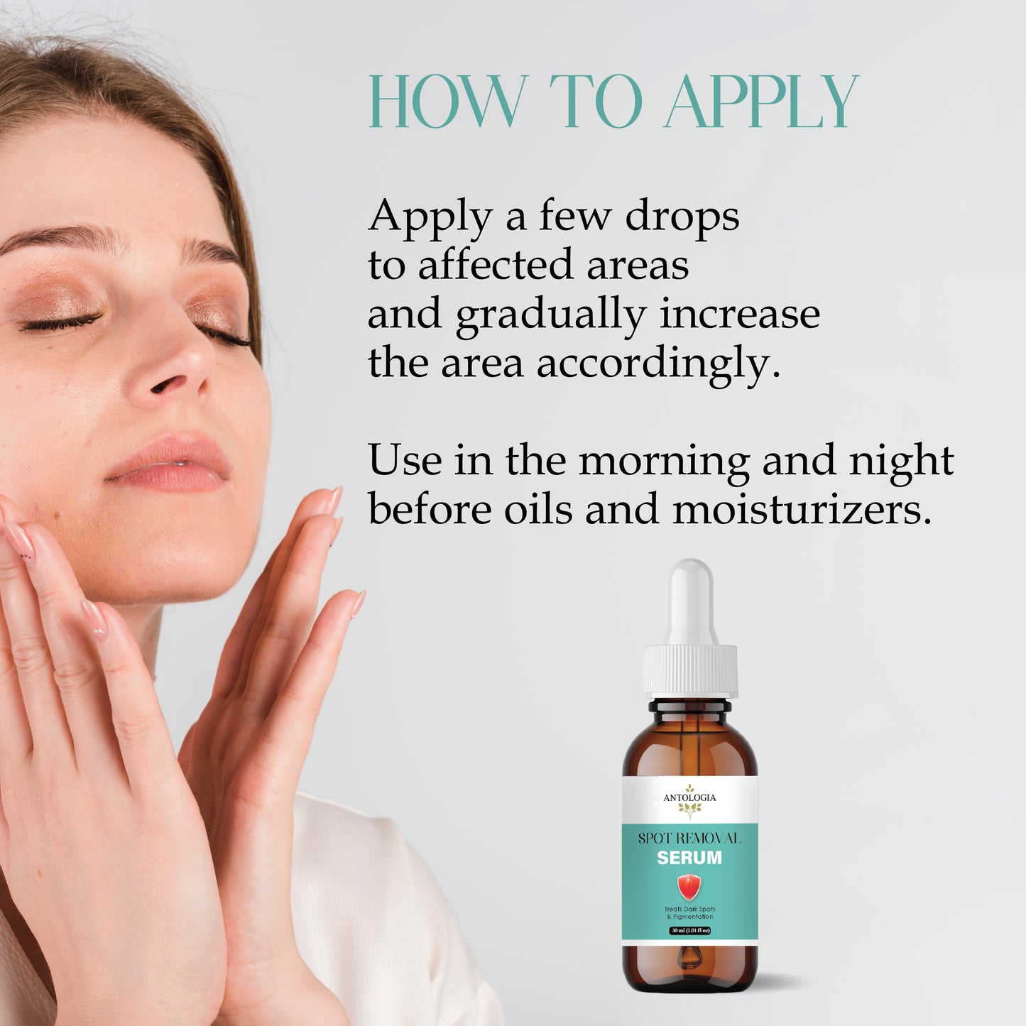 Spot Removal Serum for Face | Dark Spot Corrector | Anti-Blemish & Acne Scar Removal | Skin Brightening & Even Tone Serum for Men & Women