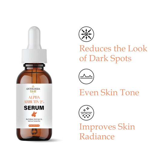 Alpha Arbutin Serum for Skin Brightening | Dark Spot Remover | Even Skin Tone & Radiance | Lightweight, Fast Absorbing Face Serum